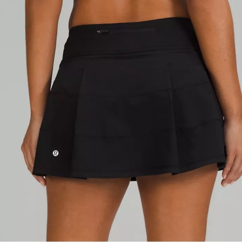 Lululemon Pace Rival Mid-Rise Skirt Long in Black